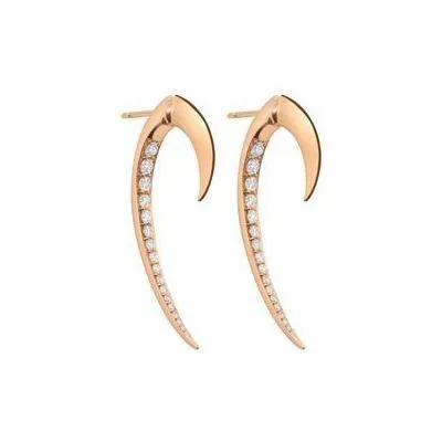 Shaun Leane Hook 18ct Rose Gold 0.82ct Diamond Earrings