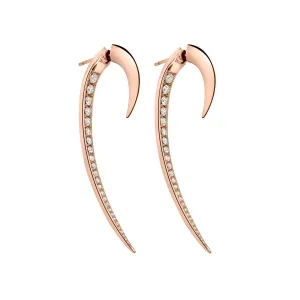 Shaun Leane Hook 18ct Rose Gold 1.50ct Diamond Large Earrings