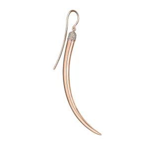 Shaun Leane No.1 Single 18ct Rose Gold Plated Vermeil Silver Diamond Long Earring D