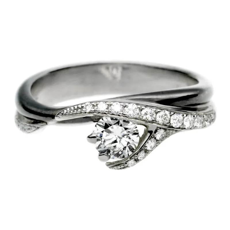 Shaun Leane Ring Vine Engagement 18ct White gold
