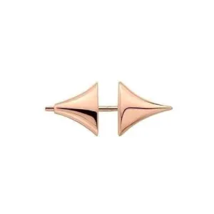 Shaun Leane Rose Thorn Single 18ct Rose Gold Plated Sterling Silver Medium Bar Earring D
