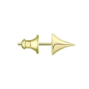 Shaun Leane Rose Thorn Single 18ct Yellow Gold Plated Sterling Silver Large Stud Earring