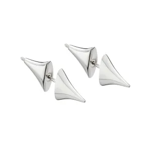 Shaun Leane Rose Thorn Sterling Silver Medium Bar Earrings