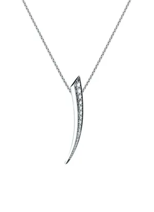 Shaun Leane Sabre 18ct White Gold 0.40ct Diamond Mini Necklace