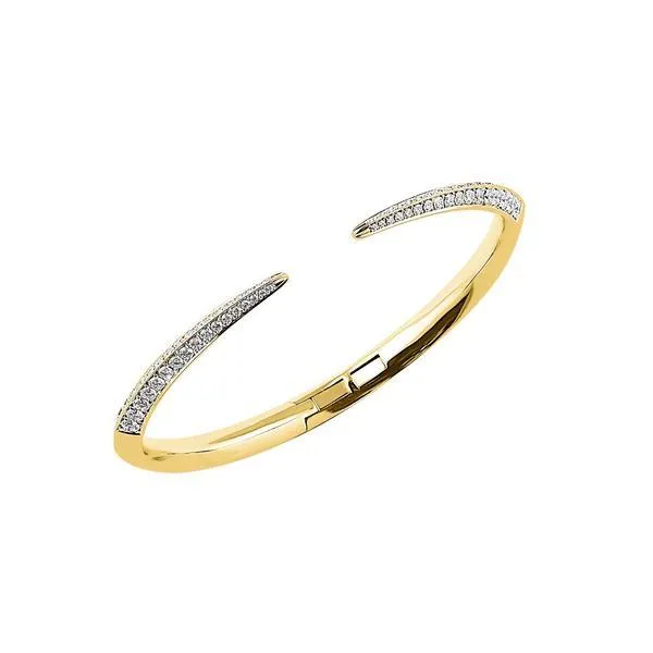 Shaun Leane Sabre 18ct Yellow Gold 1.93ct Diamond Slim Bangle