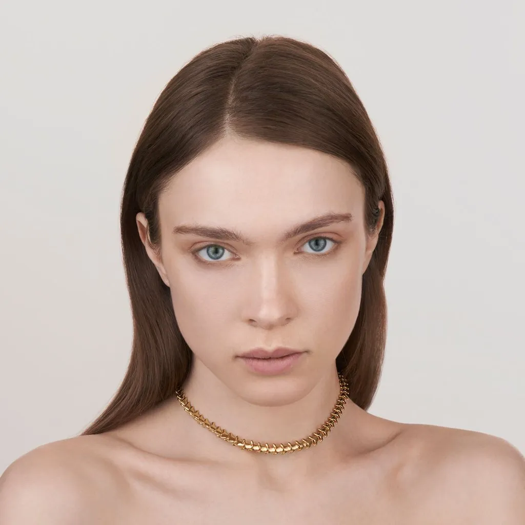 Shaun Leane Serpent Trace 18ct Yellow Gold Plated Sterling Silver Choker