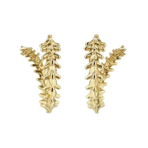 Shaun Leane Serpent Trace 18ct Yellow Gold Plated Sterling Silver Mini Hoop Earrings