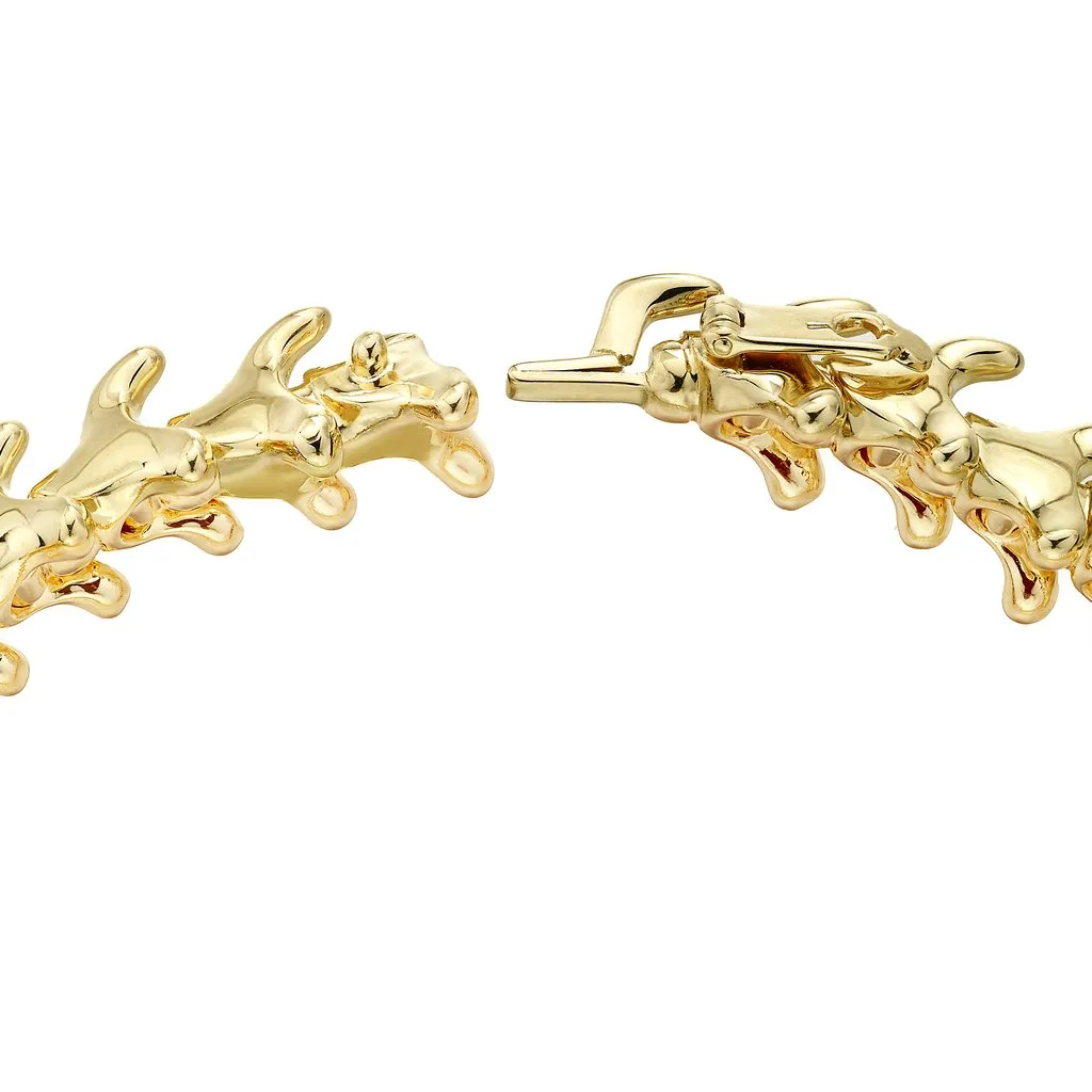 Shaun Leane Serpent Trace 18ct Yellow Gold Plated Sterling Silver Slim Bracelet