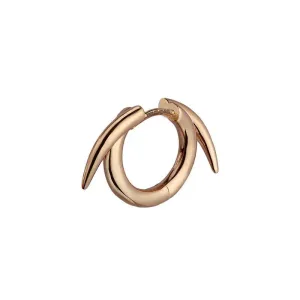 Shaun Leane Single Rose Gold Vermeil Thorn Hoop Earring