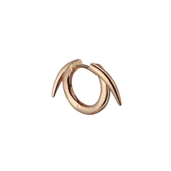 Shaun Leane Single Rose Gold Vermeil Thorn Hoop Earring