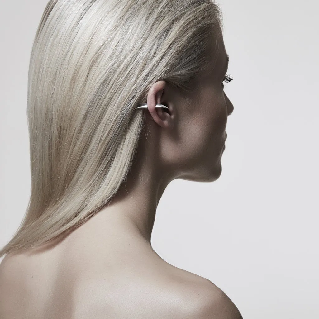 Shaun Leane Single Sterling Silver Small Stud Arc Earring