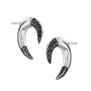 Shaun Leane Talon 18ct White Gold 0.60ct Black Diamond Earrings