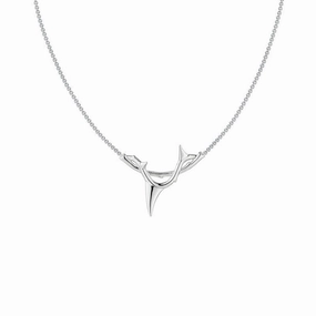 Shaun Leane Rose Thorn Sterling Silver Branch Pendant