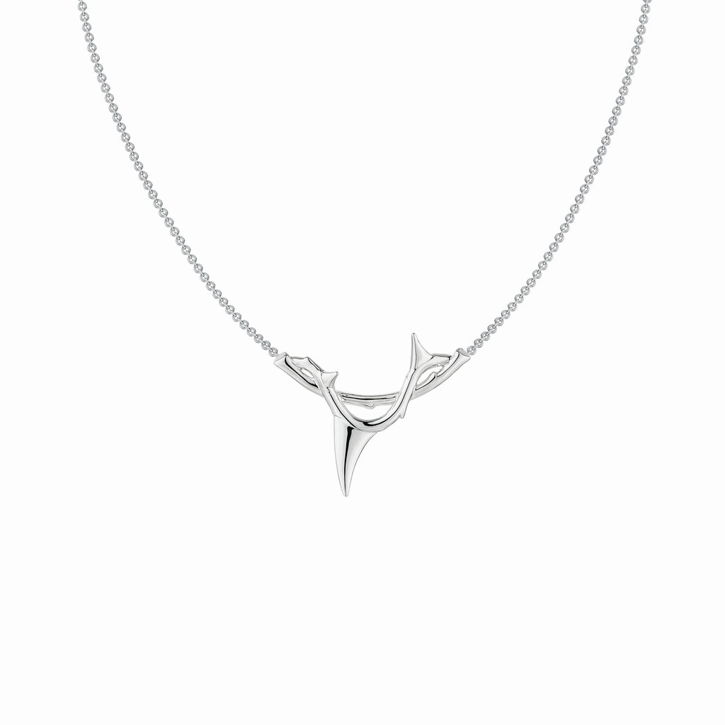Shaun Leane Rose Thorn Sterling Silver Branch Pendant
