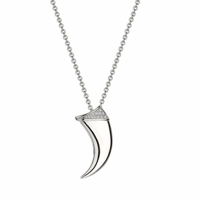 Shaun Leane Talon Claw Sterling Silver Diamond Pendant