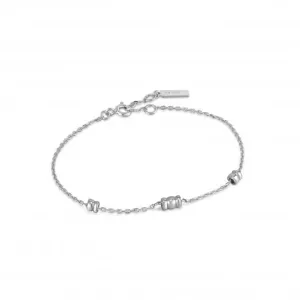 Silver Smooth Twist Chain Bracelet B038-01H