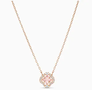 Sparkling Dance Pink Rosegold Necklace