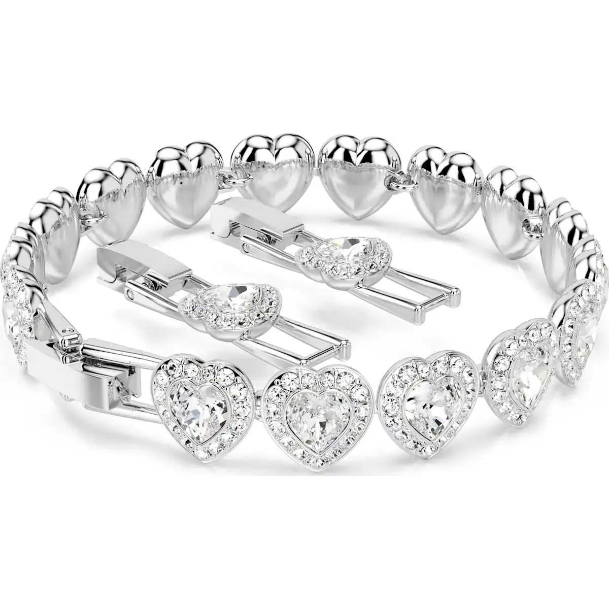 SS25 Capsule: Angelic Pave Heart CRY/RHS Bracelet (M)