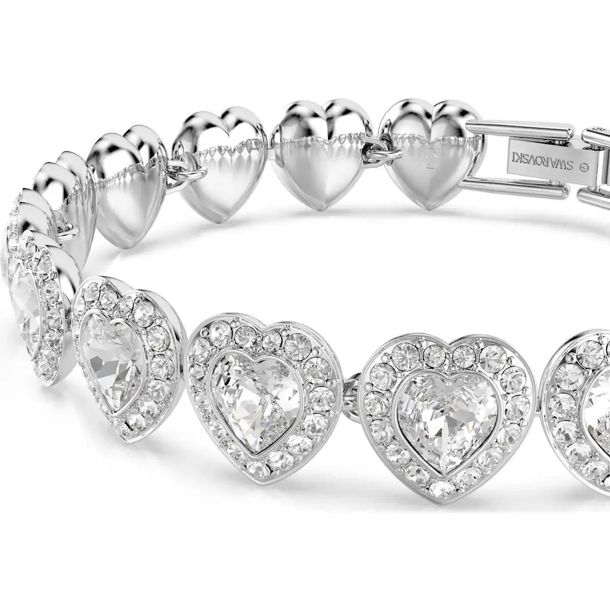 SS25 Capsule: Angelic Pave Heart CRY/RHS Bracelet (M)