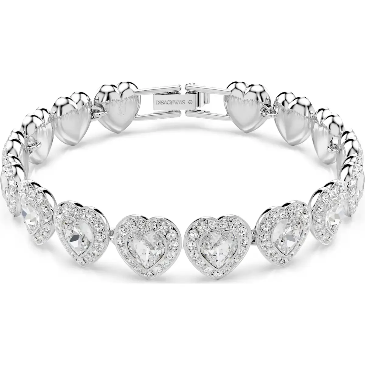 SS25 Capsule: Angelic Pave Heart CRY/RHS Bracelet (M)