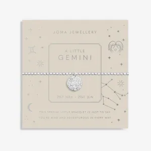 Star Sign A Little Gemini Silver Plated Bracelet 7435