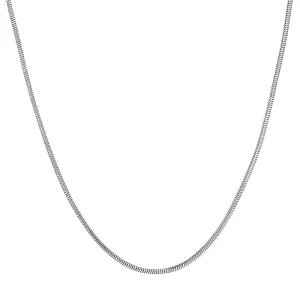 Sterling Silver 17 Inch Snake Link Chain