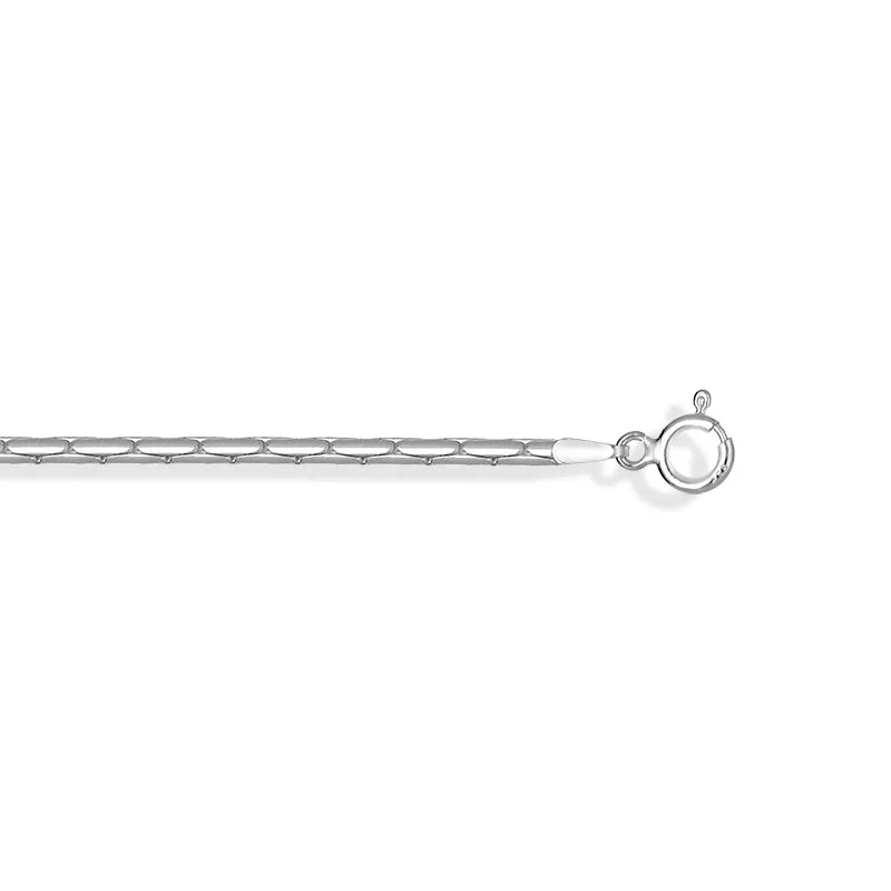 Sterling Silver 18 Inch Snake Link Chain D