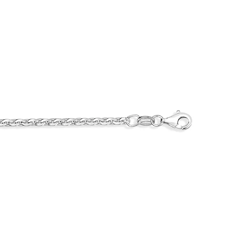 Sterling Silver 22 Inch Large Filed Belcher Chain