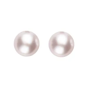 Sterling Silver 4mm Pink Freshwater Pearl Stud Earrings