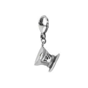 Sterling Silver Alice In Wonderland Mad Hatter Charm