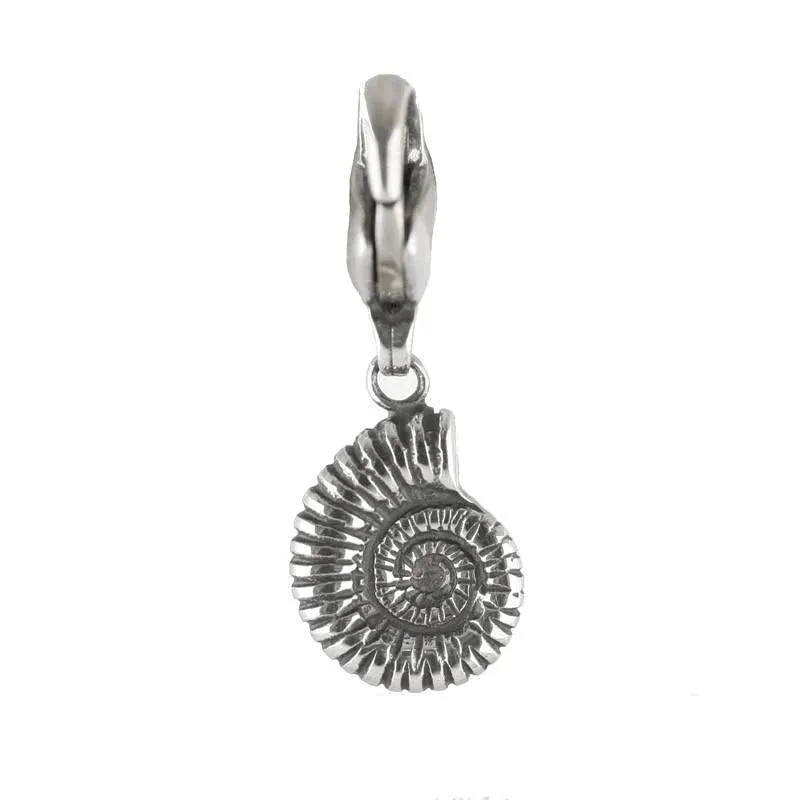 Sterling Silver Ammonite Charm