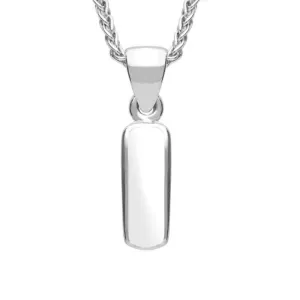 Sterling Silver Bauxite Dinky Oblong Necklace
