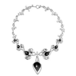 Sterling Silver Graduating Calla Lily Necklace