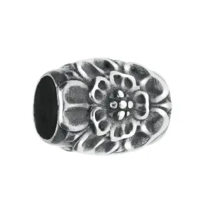 Sterling Silver Great Yorkshire Show Rose Barrel Charm