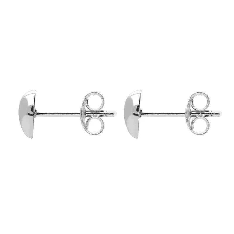 Sterling Silver Heart Stud Earrings