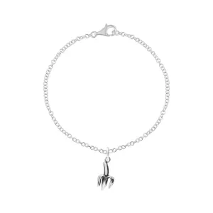 Sterling Silver House & Garden Oxidised Peeled Banana Chain Bracelet D