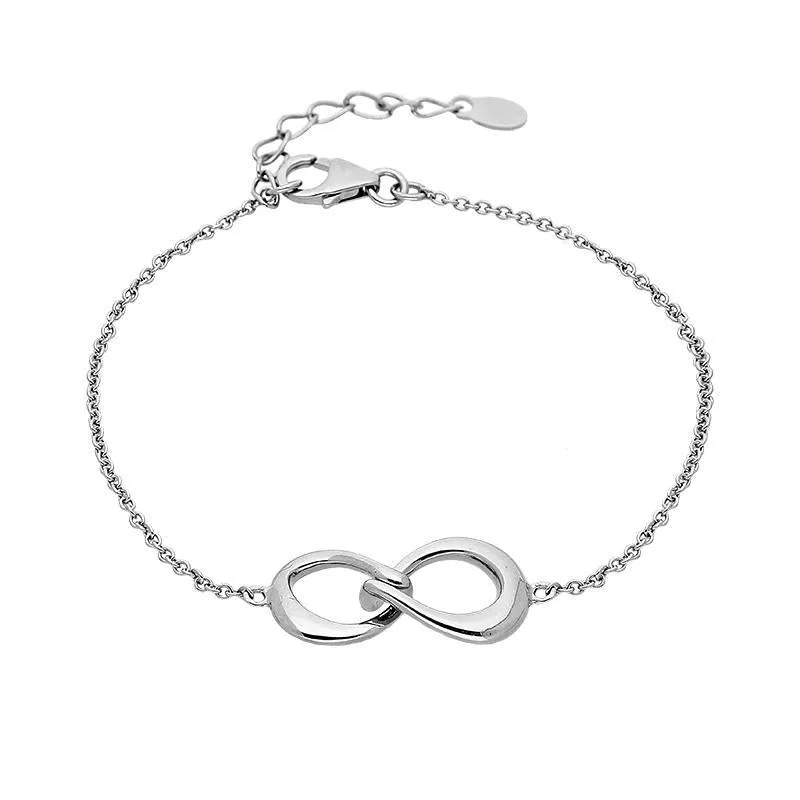 Sterling Silver Infinity Link Bracelet