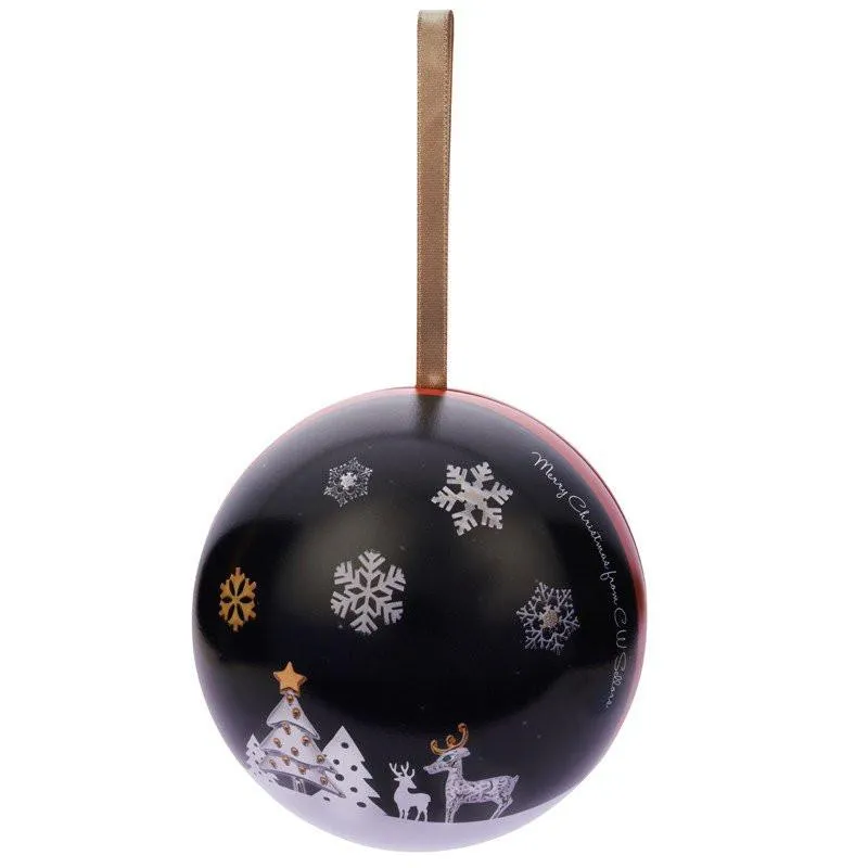Sterling Silver Large Christmas Tree with Baubles Necklace