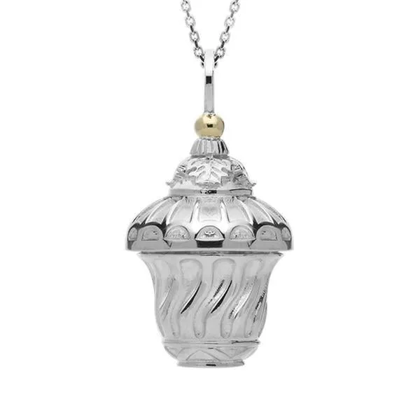 Sterling Silver Large Sculptural Necklace