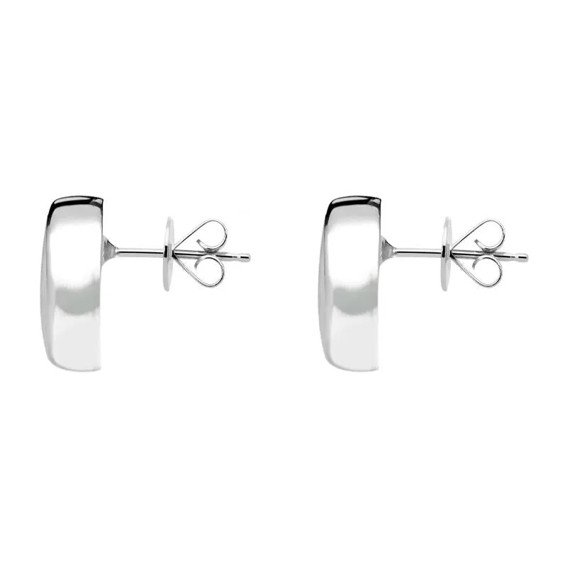 Sterling Silver Royal Doulton China Wind In The Willows Flower Stud Earrings