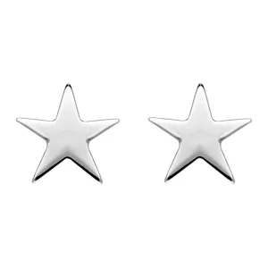 Sterling Silver Star Stud Earrings