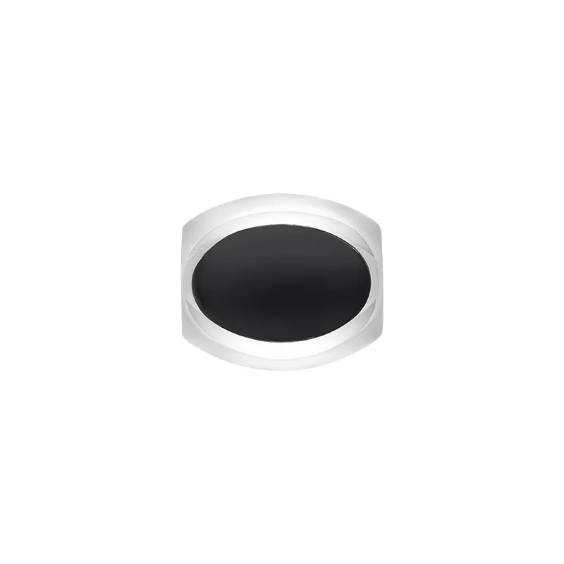 Sterling Silver Whitby Jet Blue John Magnetic Charm