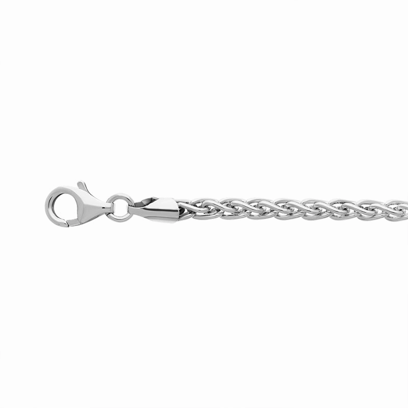 Sterling Silver 18 Inch Heavy Spiga Chain