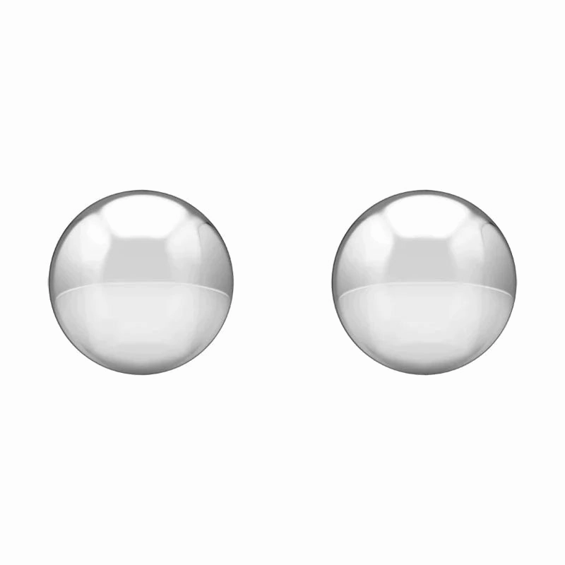 Sterling Silver 8mm Ball Stud Earrings