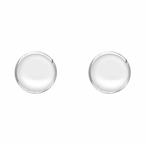 Sterling Silver Bauxite 5mm Classic Small Round Stud Earrings