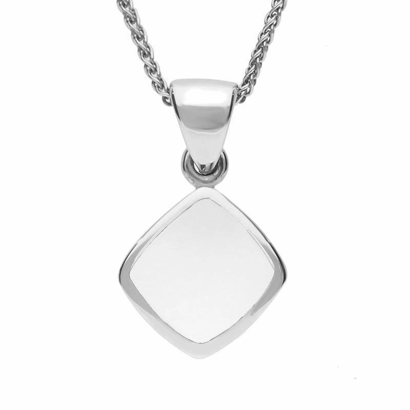 Sterling Silver Bauxite Dinky Cushion Necklace