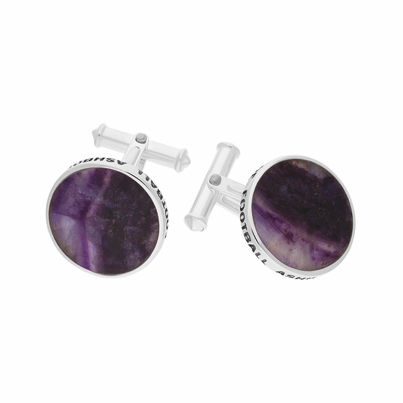 Sterling Silver Blue John Limited Edition Shrovetide Cufflinks