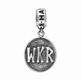Sterling Silver Whitby Krampus Run Tube Charm