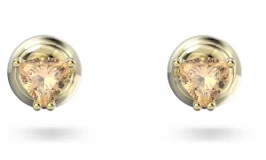 Stilla Orange Pear Cut Stud Earrings