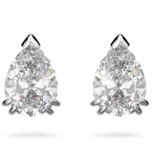 Stilla Pear Clear Cut Stud Earrngs